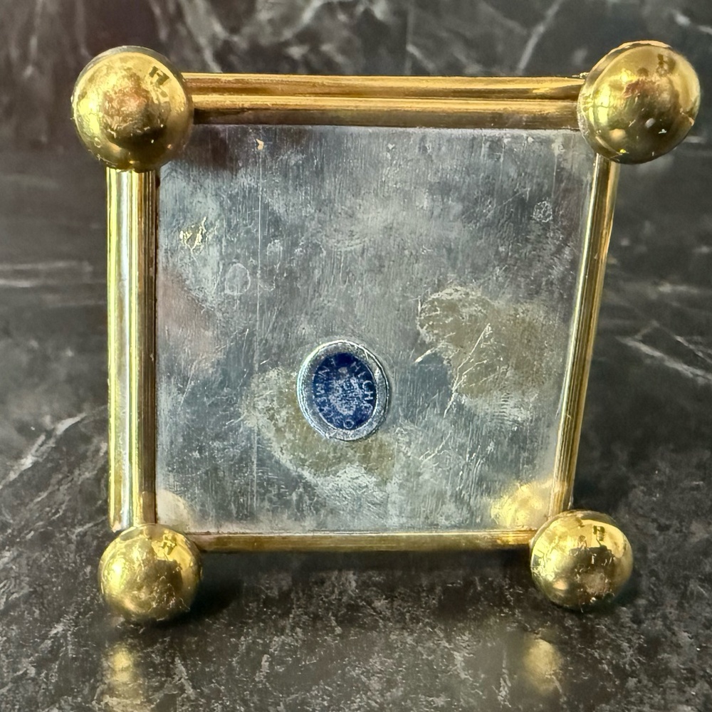 Glass Jewelry Box with Etched Flower on Lid and Mirror Bottom - Picture 11 of 14
